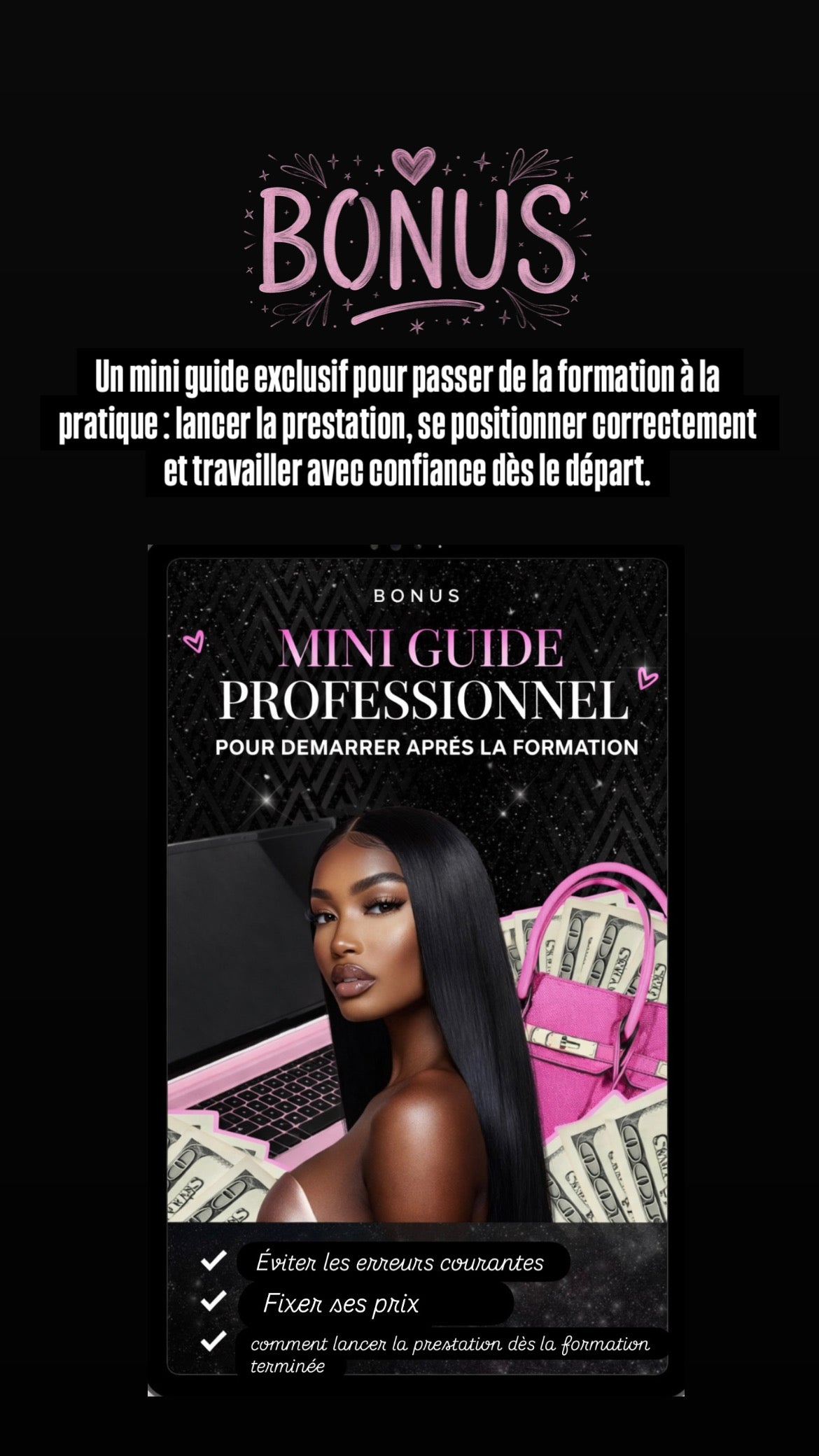 Pack full lash artist 5 en 1 – Cil à cil, Mixte & Volume Russe, pose Wispy,lash lift teinture + Kit inclus ( à distance )