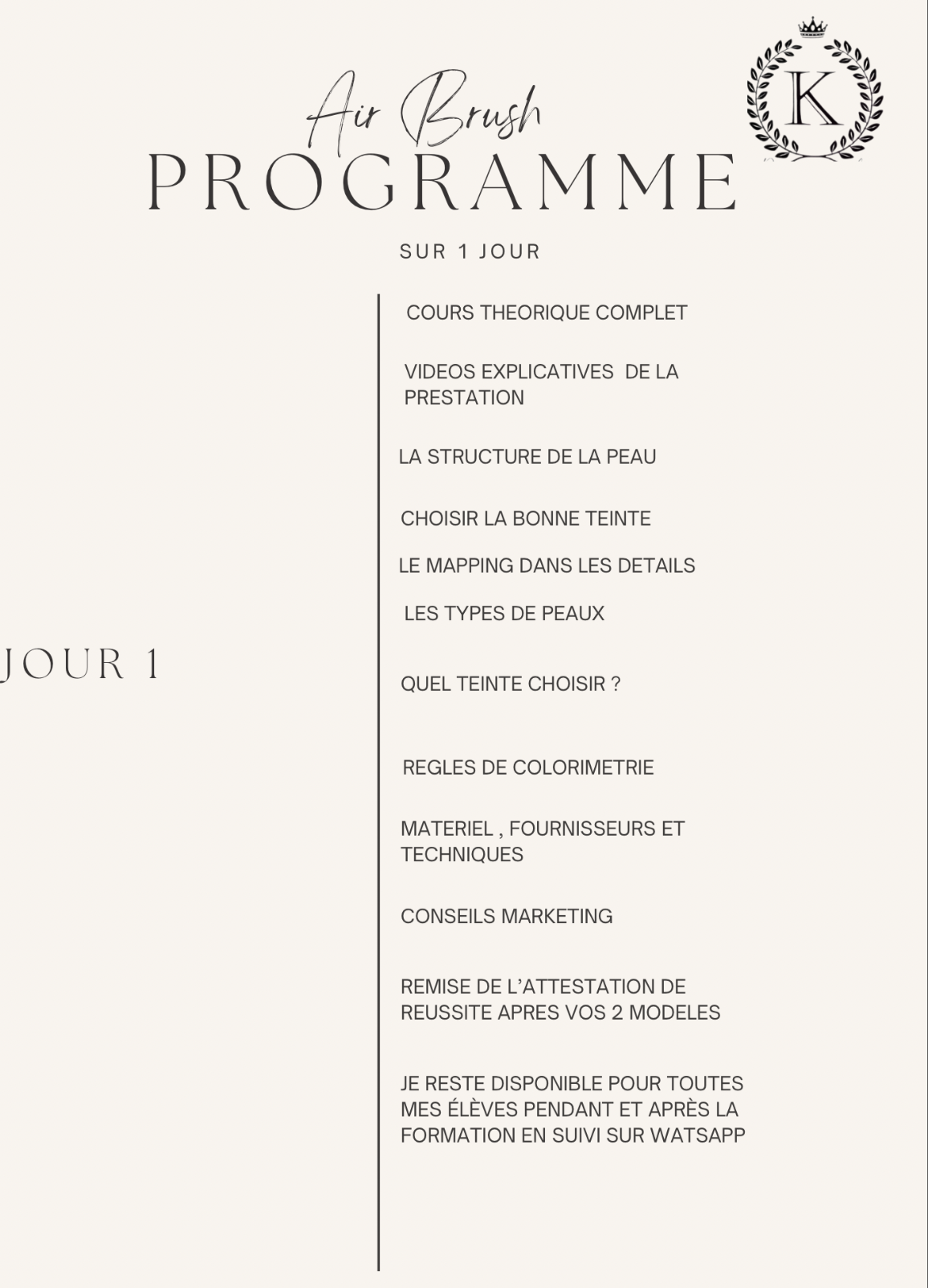 Formation air Brush brows + structuration des sourcils sur place (1 jour)