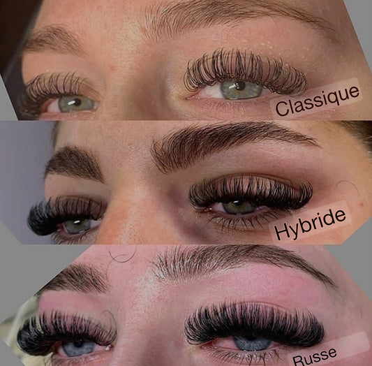 Pack Cils 3 en 1 – Cil à cil, Mixte & Volume Russe + Kit inclus
