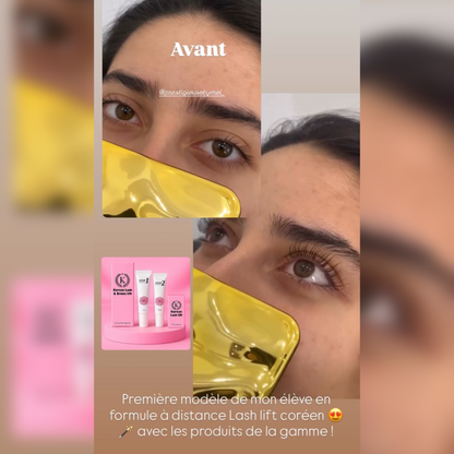 Pack 2 en 1 :Lash lift classique + Lash lift coréen et teinture, soin kératine + kit inclus (sur place 1 jour)