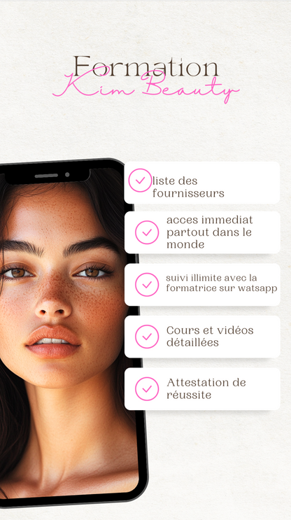 Formule taches de rousseur + kit inclus  (à distance)