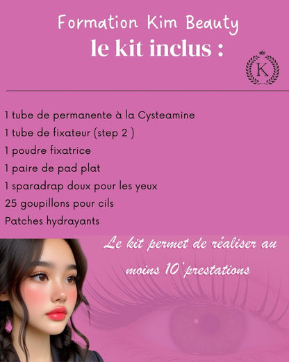 Lash lift coréen + kit inclus (à distance)