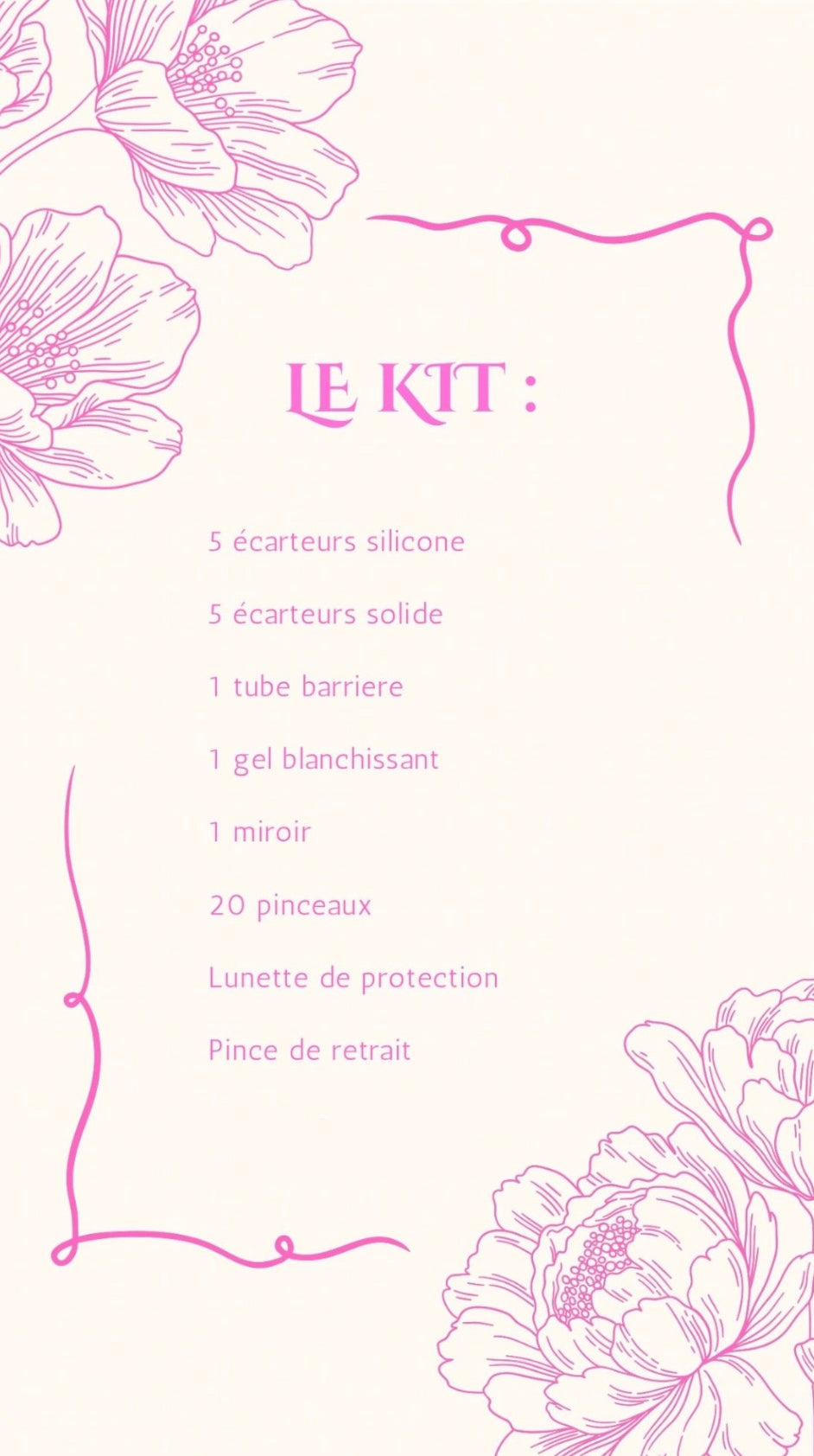 blanchiment dentaire + kit inclus sur place (1 jour)