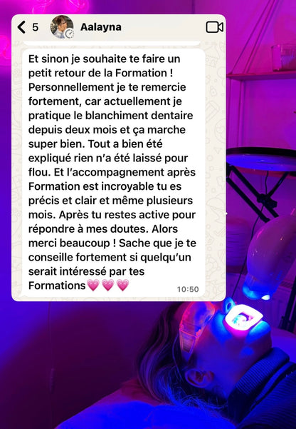 Pack 2 en 1 : blanchiment dentaire et strass dentaire + kit inclus (à distance )