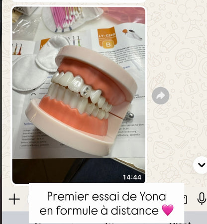 Formule strass dentaire avec kit inclus ( à distance)