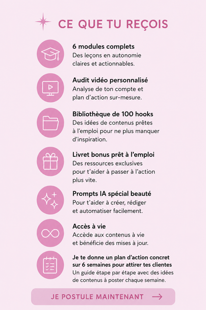 ✨Success beauty pro candidature✨