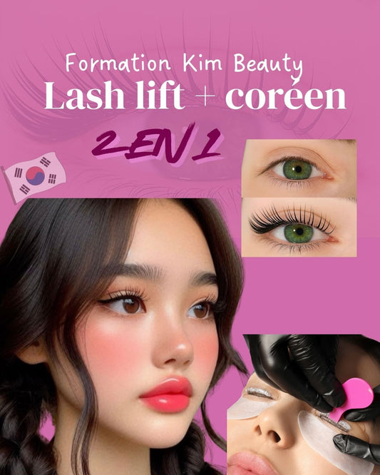 Pack 2 en 1 :Lash lift classique + Lash lift coréen et teinture, soin kératine + kit inclus (sur place 1 jour)