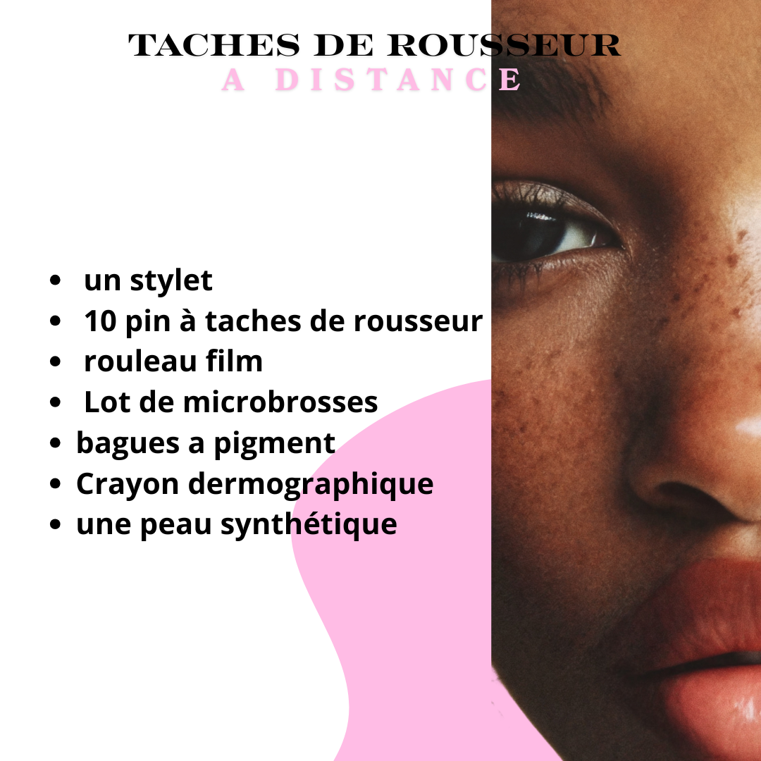 Formule taches de rousseur + kit inclus  (à distance)