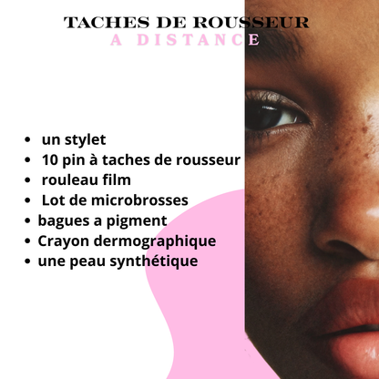 Formule taches de rousseur + kit inclus  (à distance)