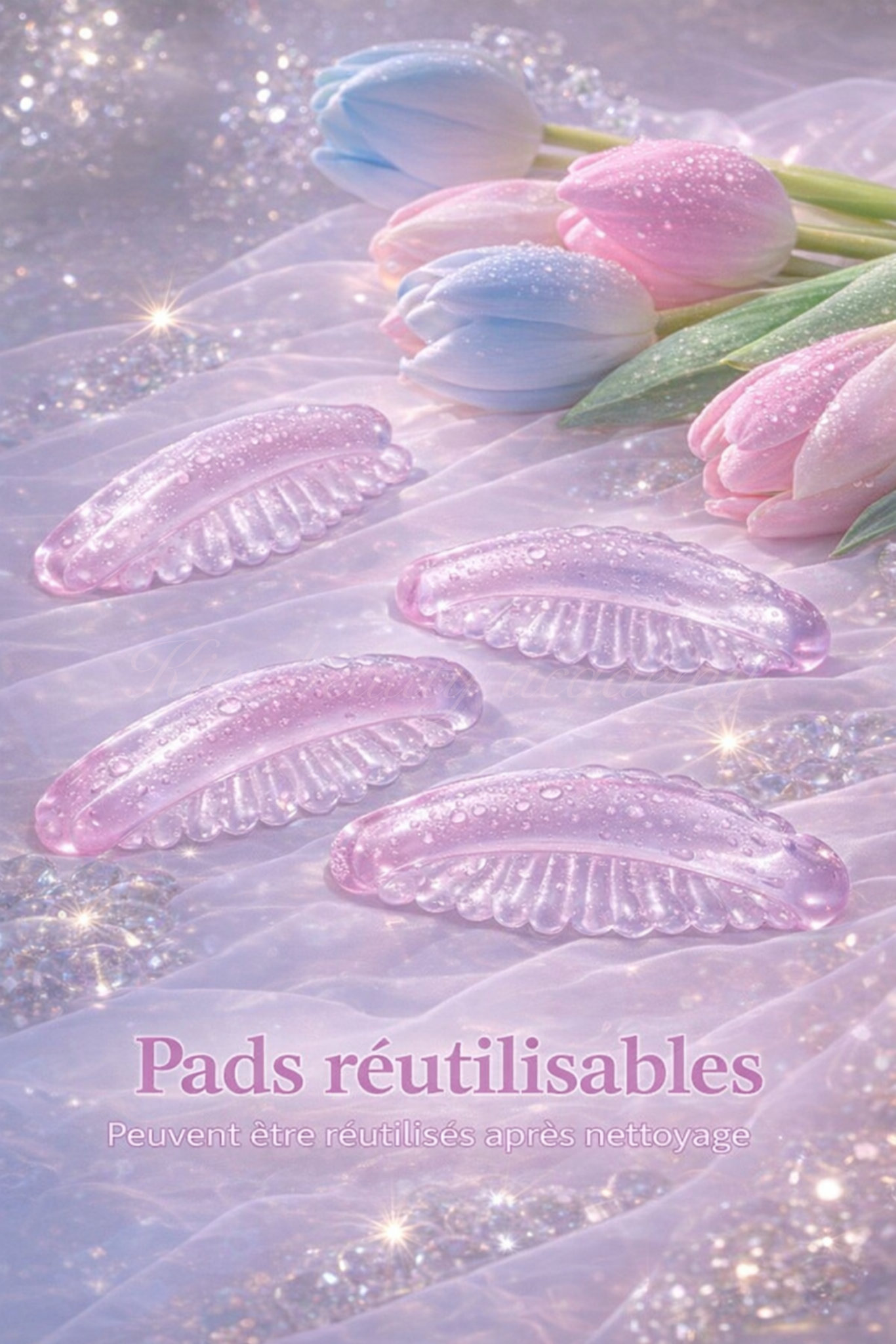 Pads réutilisables Sirène – Rehaussement de cils (sans colle)