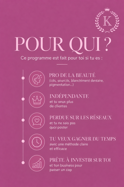 ✨Pack Business comment attirer des clientes et remplir ton agenda
