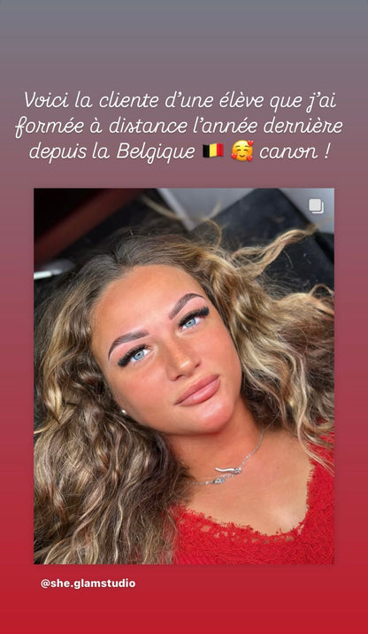 Pack full Lash artist 5 en 1 :cil à cil,mixte,volume russe , pose Wispy,lash lift teinture + kit inclus sur place (3 jours)