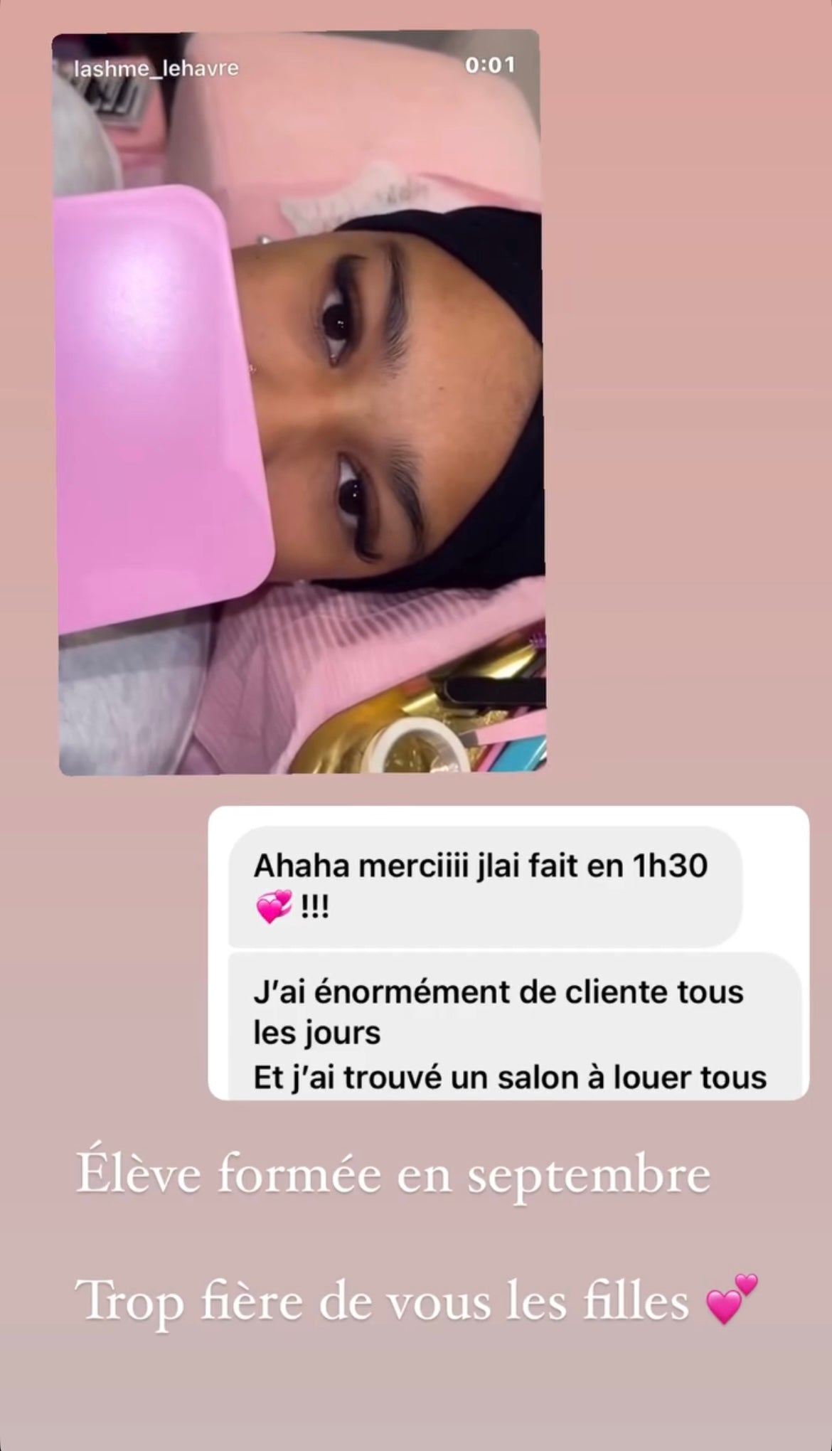 Pack full Lash artist 5 en 1 :cil à cil,mixte,volume russe , pose Wispy,lash lift teinture + kit inclus sur place (3 jours)